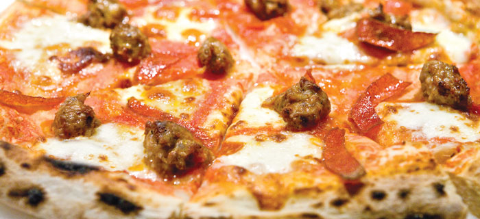 Sausage Pepperoni Pizza • Bola Pizza